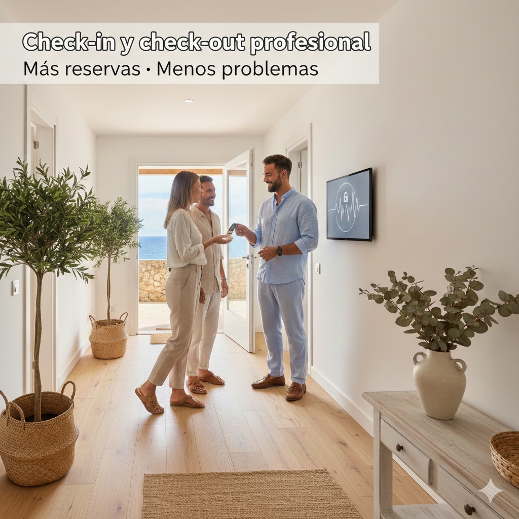 Servicio profesional de check-in y check-out para alquiler vacacional en Tossa de Mar