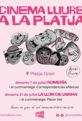 Cine libre en la playa